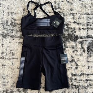 Savage X Fenty Sports Bra and Bike Shorts Set